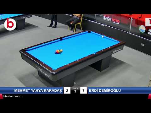 MEHMET YAHYA KARADAŞ & ERDİ DEMİROĞLU Bilardo Maçı - 