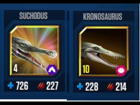 SUCHODUS VS KRONOSAURUS II Jurassic World The Game
