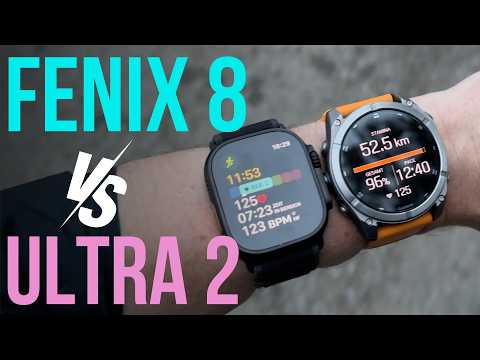 Garmin Fenix 8 vs  Apple Watch Ultra 2 Unterschiede liegen im Detail