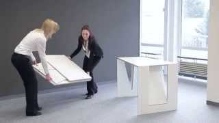 preview picture of video 'Projekträume INDIUM - Anleitung zum Tischaufbau'