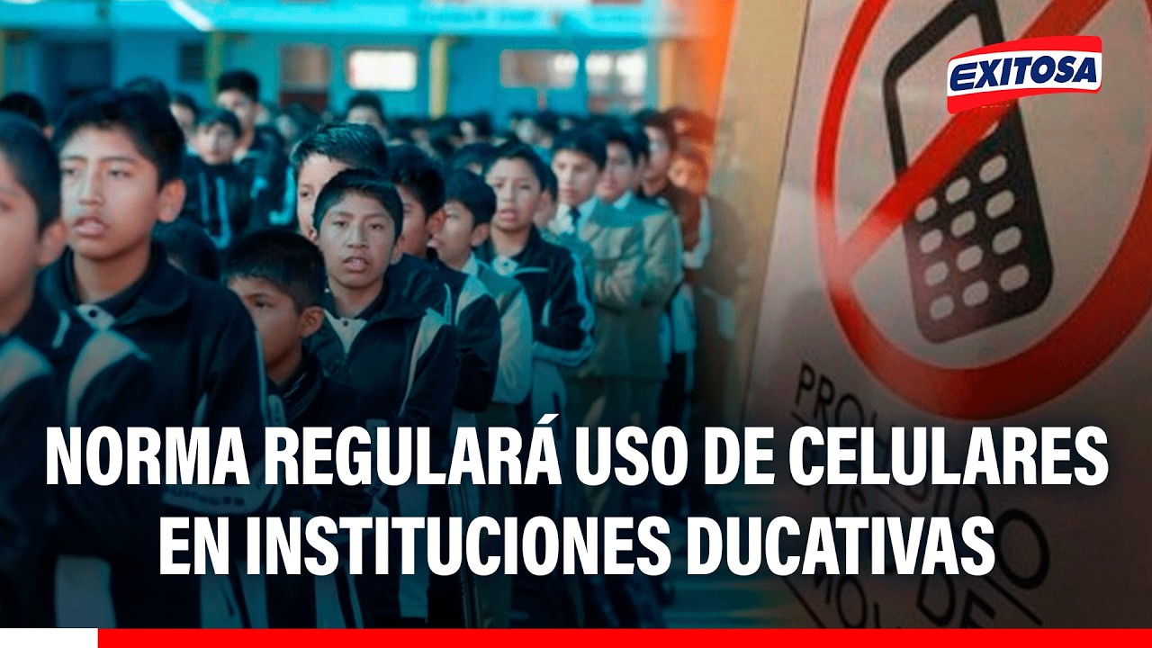 🔴🔵 Publican norma que regula el uso de celulares en instituciones educativas