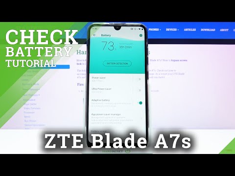 How to Activate Battery Percentage in ZTE Blade A7s – Battery Settings