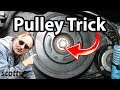 Crankshaft Pulley Removal Trick 