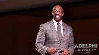 Dr. Michael Sorrell at Adelphi University, January 30, 2019