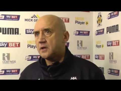 Richard Money - Cambridge 0-0 Shrewsbury (13/12/14)