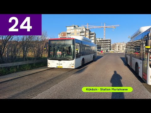 [HTM Den Haag] Trajectfilm Lijn 24 Kijkduin - Station Mariahoeve | 4K