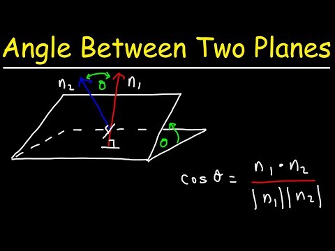 How To Find The Angle Between Two Planes