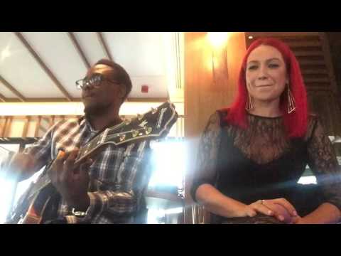"I can't feel my face" performed by Simonne Cooper and Shay Olawale live at Pierchic Dubai