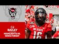 NC State QB CJ Bailey Highlights Vs Wake Forest