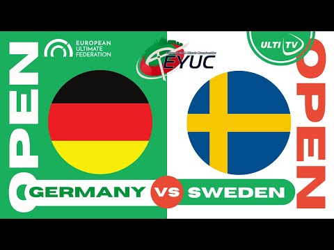 Germany vs Sweden — OPEN Pool B — European Youth Ultimate Championships #EYUC2023