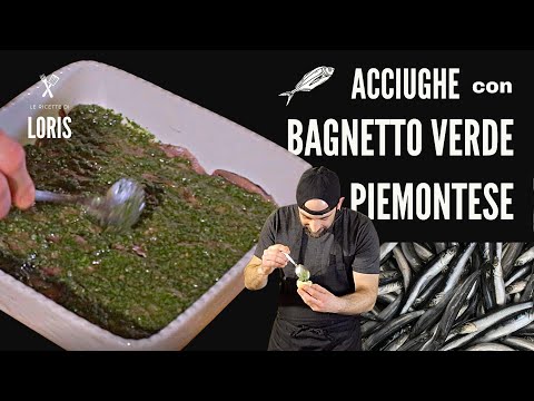 Acciughe con bagnetto verde alla Piemontese! -  ricetta piemontese by Loris