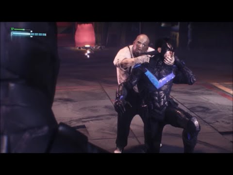 Batman Arkham Knight (PS4) Side Mission - Most Wanted: Gunrunner - Penguin captures Nightwing