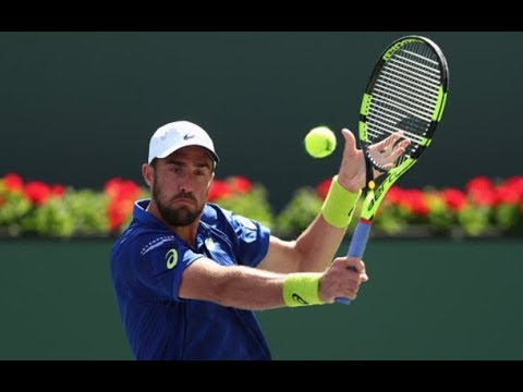 36 BALL RALLY🎾 - 12 BACKHAND SLICE 🎾& STUNNING POINT 🔥 BETWEEN STEVE JOHNSON AND MICHAEL MMOH ☑