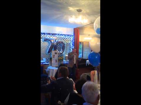 Always Look on the Bright Side of Life at Dads 70th