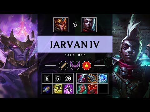 Jarvan IV Mid vs Ekko - VN Master Patch 25.15