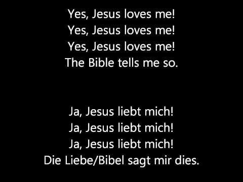 Jesus Loves Me - Anna Bartlett Warner - William Batchelder Bradbury - Lyrics English/German