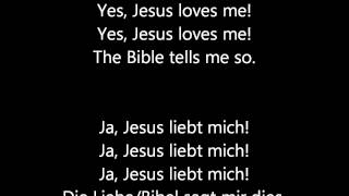 Jesus Loves Me - Anna Bartlett Warner - William Batchelder Bradbury - Lyrics English/German