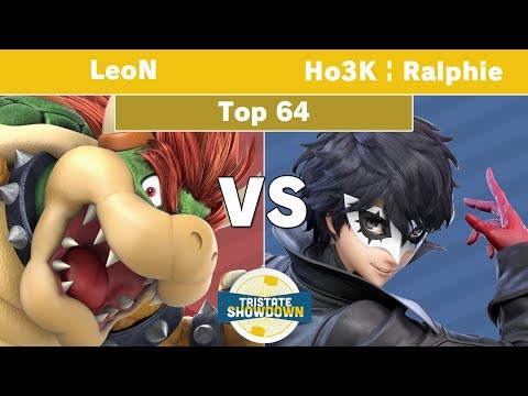 Tristate Showdown - LeoN (Bowser) Vs. Ho3K | Ralphie (Joker) - Top 64 - Smash Ultimate