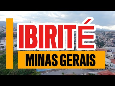 UM VÔO SOBRE IBIRITÉ EM MINAS GERAIS 