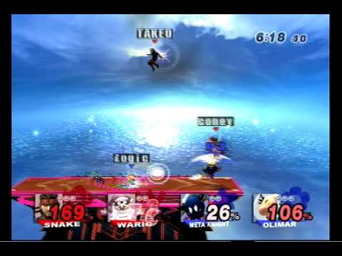 Coney (Wario) & Takeover (Snake) vs. Korn (Meta Knight) & Logic (Olimar)