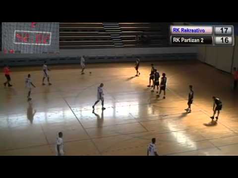 28.09.2014.RK Rekreativo - RK Partizan 2 - 2. poluvreme