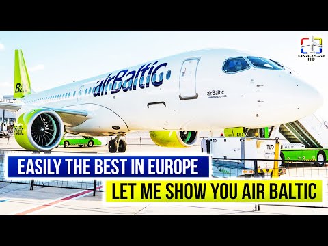 YouTube thumbnail for Air Baltic Airbus A220-300