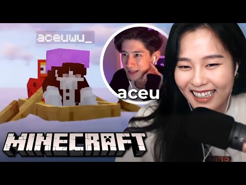 39daph Plays Minecraft: Hardcore - w/ Aceu Part 1