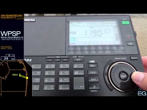 Daytime AM Bandscan for West Palm Beach, FL (2015)