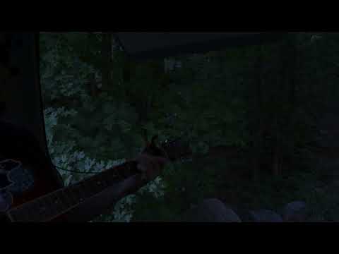 A Cover of The Scientist by Coldplay from the back of a car in a forest