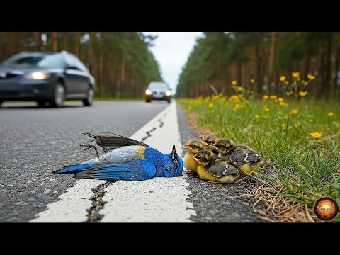 Injured Mother Bird Chicks Beg for Help —Heartwarming Rescue Moment 