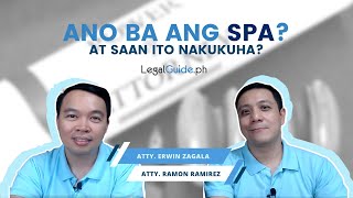 Ano ba ang SPA (Special Power of Attorney)?