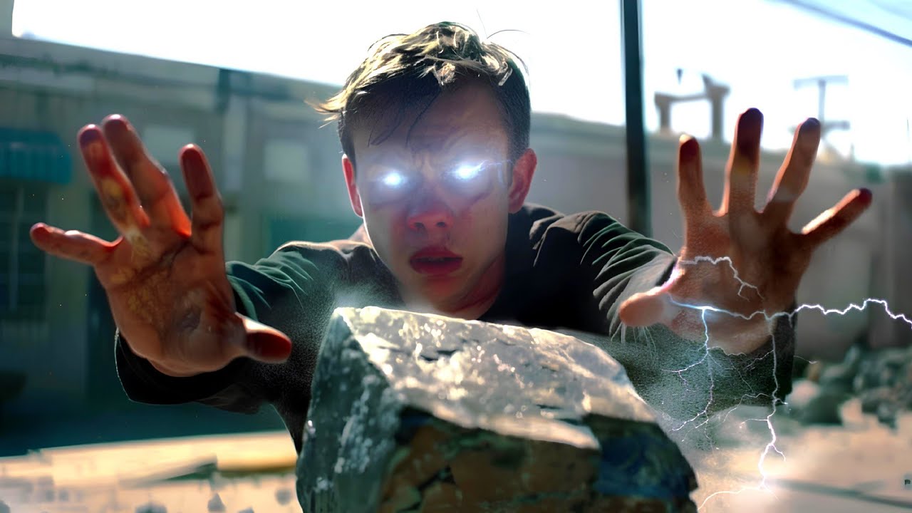 Weak boy gains superpowers and uses them for evil