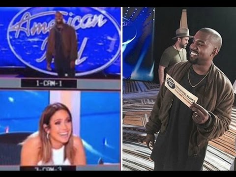 Kanye West Surprises Judges, Auditions For American Idol!!