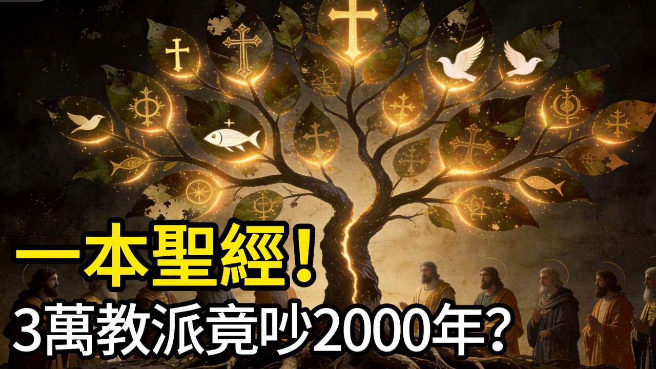 耶穌的門徒為何吵了2000年？揭開基督教3萬個教派背後的驚人真相！史上最強全解析！ #基督教 #教派大全 #宗教歷史 #天主教 #東正教 #基督新教