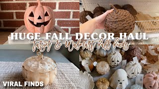 HUGE FALL DECOR HAUL / VIRAL TARGET DOLLAR SPOT FINDS 2026 / WALMART FALL DECOR 
