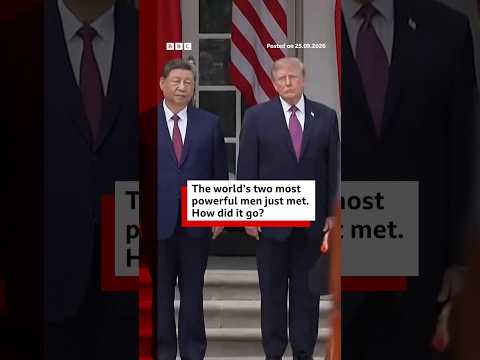 The world’s two most powerful men just met. How did it go? #BBCNews
