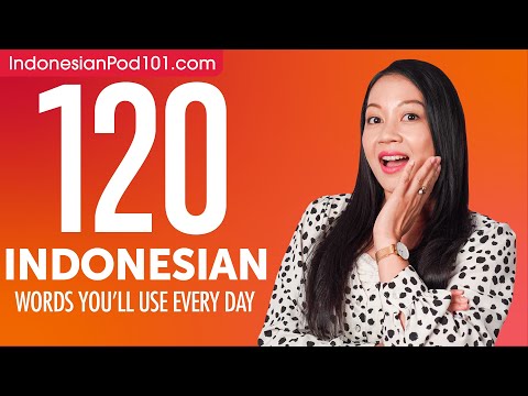 120 Indonesian Words You'll Use Every Day - Basic Vocabulary #52