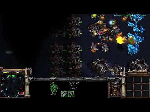 Starcraft 1 Remastered - Random Ranked Game 1v1 - Zerg vs Terran - Lose