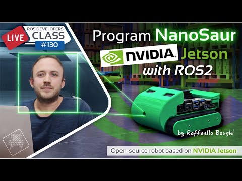 Program NanoSaur robot with ROS2 | ROS Developers Live Class #130