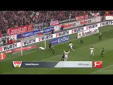 Vledad Ibisevic Amazing Goal 07.04.12 Stuttgart