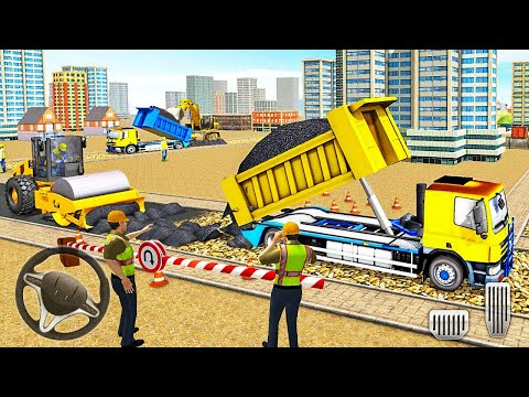City Road Construction 2020 - Long Highway Builder Simulator - Android Gameplay