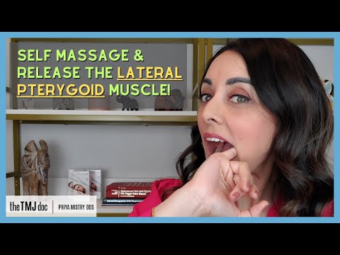 Self Massage & Release the Lateral Pterygoid - Priya Mistry, DDS (the TMJ doc) #lateralpterygoid