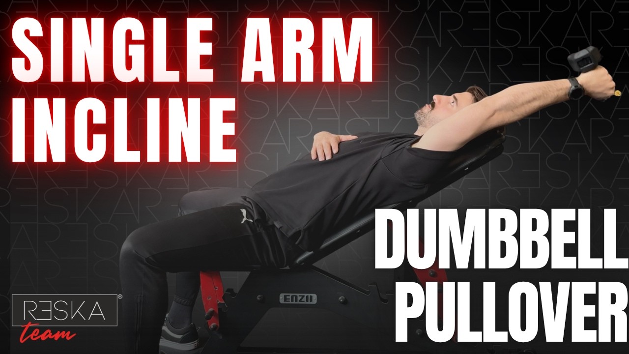Single arm incline dumbbell pullover