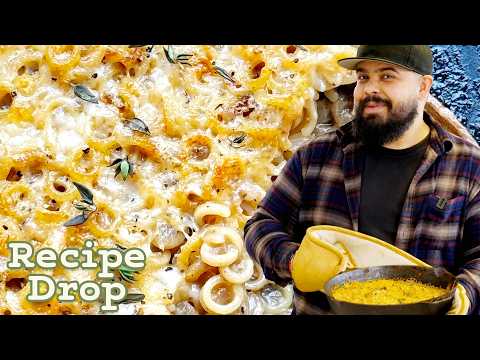 One-Pot French Onion "PastaOs" with Melted Gruyère