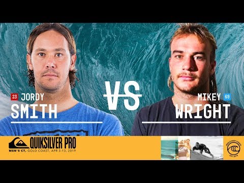 Jordy Smith vs. Mikey Wright - Round Four, Heat 6 - Quiksilver Pro Gold Coast 2019