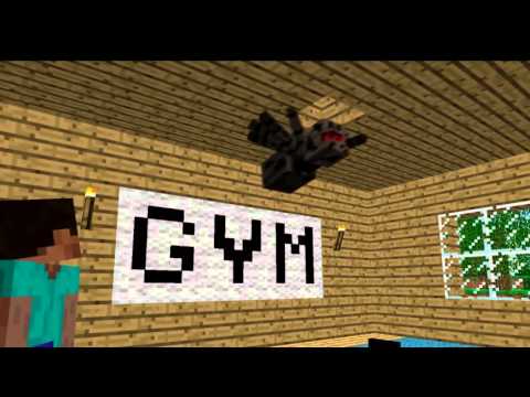 Monster School: Bodybuilding - Minecraft Animation