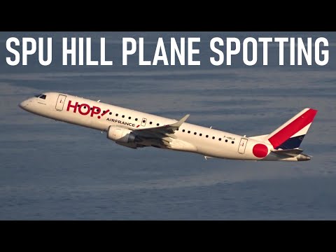 Aeroporto de Split SPU/LDSP - Observação de aviões com vista para colina - Ep.6