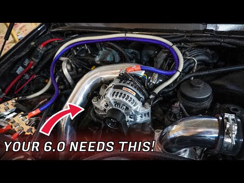 HOW TO INSTALL 320 AMP MECHMAN ALTERNATOR ON 6.0 POWERSTROKE F250
