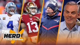 Would you rather have Dak Prescott or Brock Purdy, are Patriots dysfunctional? | NFL | THE HERD