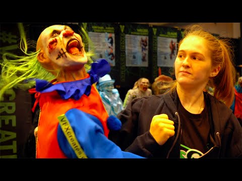 Scary CLOWN Scare Props, Puppets, and Masks by VFX | Halloween Haunt Show 🤡😱